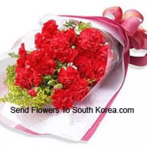 Bouquet de 18 Oeufs Carnations Magnifiquement Emballés